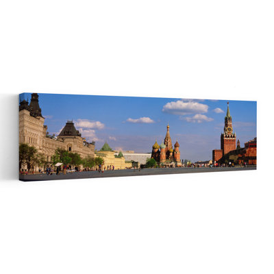Red Square, Moscow, Russia Abstract Contemporary Architecture City Wall Art