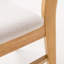Ensemble de 2 chaises de salle à manger rembourrées confortables avec structure en bois d'hévéa massif et revêtement en tissu élégant pour les maisons modernes-257128703