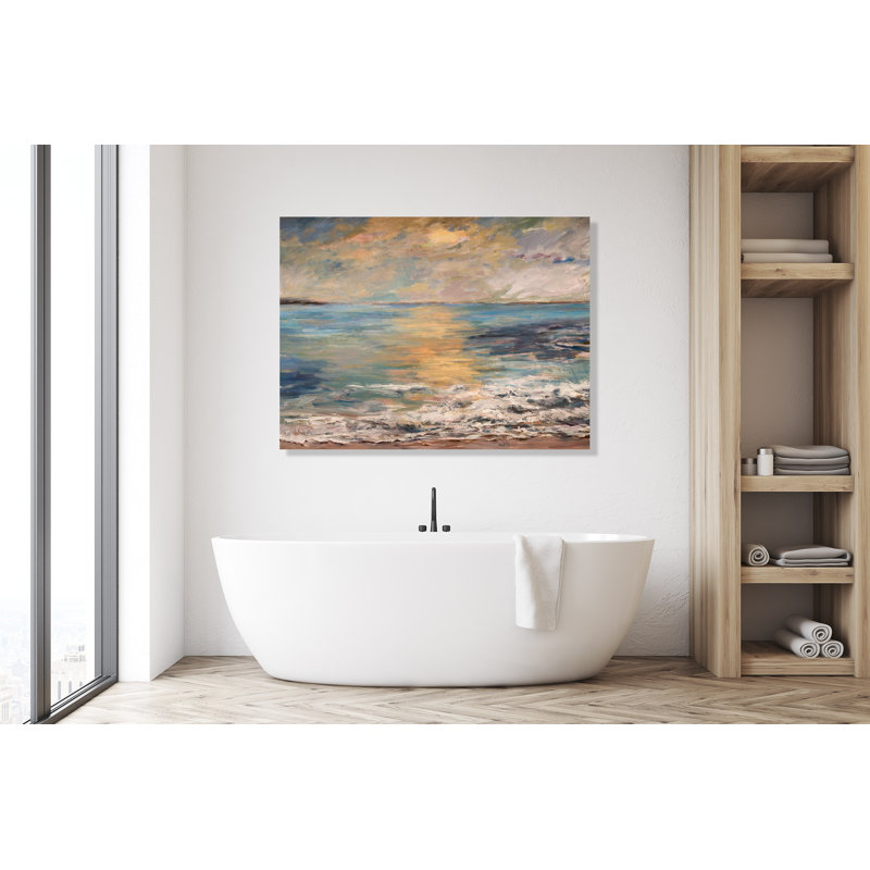Dana Pointe at Sunset - Artist Enhanced Canvas Print, 30" H x 40" W x 1.5" D, Unframed
