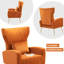 27' ' wide velvet armchair Mahith-88364528