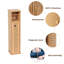 Armoire de rangement compacte pour papier hygiénique avec distributeur, peut contenir jusqu'à 6 rouleaux, naturel - Collection Trinidad