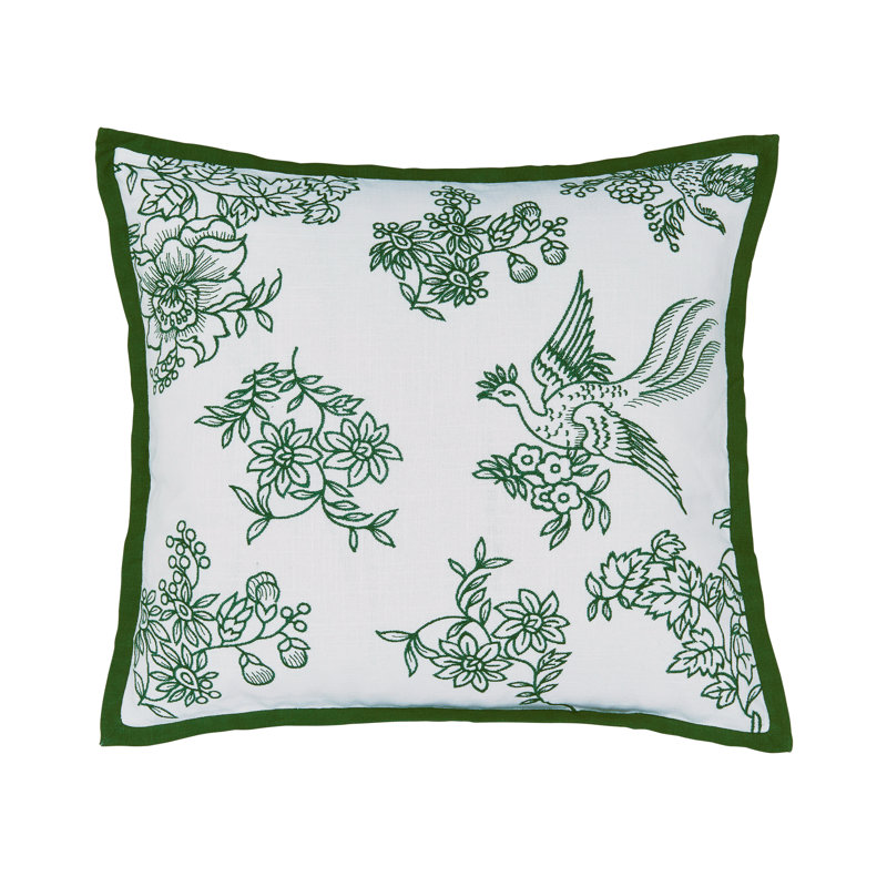 Hibiscus Floral Square Cushion
