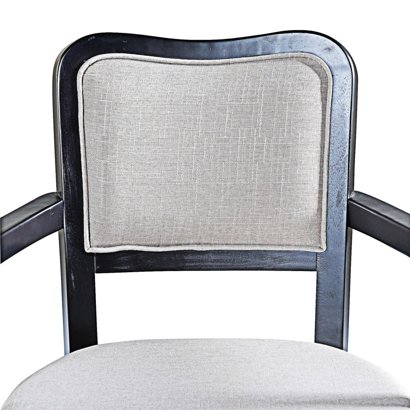 Fauteuils rembourrés (ensemble de 2), Noir