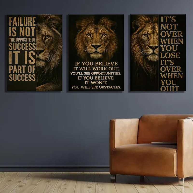 3 Piece Wrapped Canvas Print, 40 cm H x 30 cm W