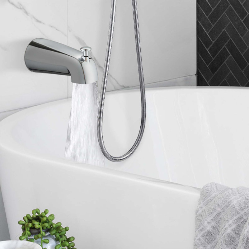 Système de douche à 7 jets sans outil 1,8 gallons par minute, Chrome