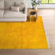 Clio Handmade Wool Yellow Rug
