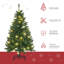 3.94' H Lighted Artificial Christmas Tree