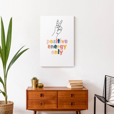 Impression sur toile positive Vibes