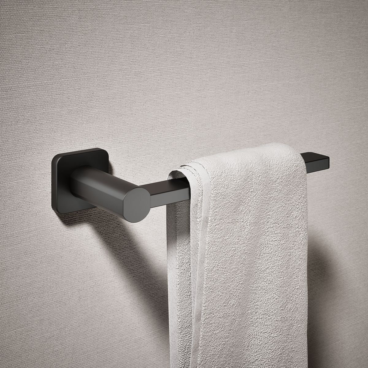 Parallel Towel Arm, Matte Black