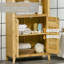 Armoire de plancher en bambou pour salle de bain
