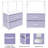 Sorbus 2 Drawers and Shelves Nightstand with Steel Frame, Wood Top & Fabric Bins in Pink-1925729311