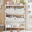 Shoe Cabinet With 2 Flip Drawers,Shoe Storage Cabinet For Entryway,Freestanding Shoe Cabinet Organizer With Open Storage,Narrow Farmhouse Shoe Rack With Metal Corner Decoration Legs