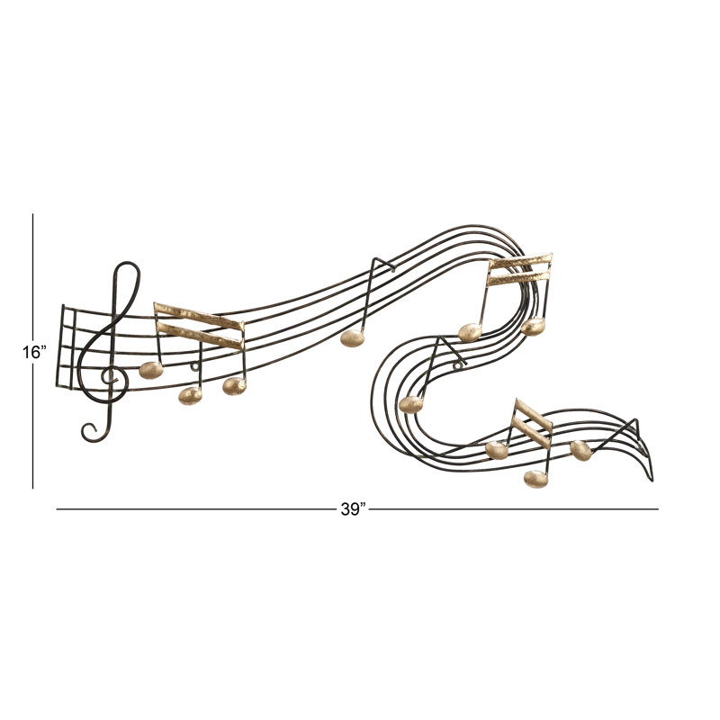 Sculpture musique note