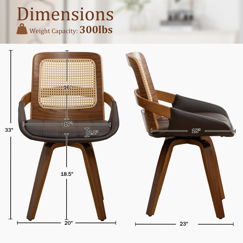 Brinskelle Upholstered Dining Chair, Brown