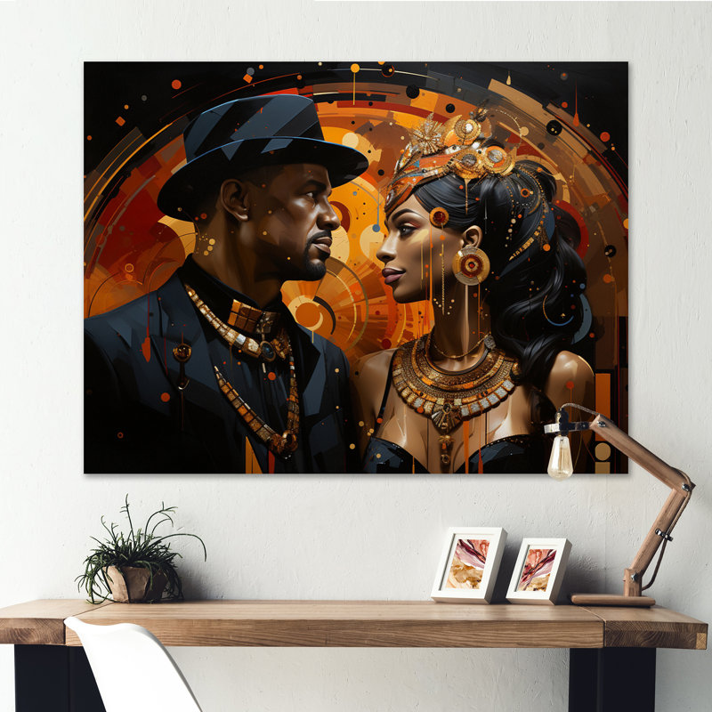 " Regal Renaissance A I ", 24" H x 32" W x 1" D, Wrapped Canvas