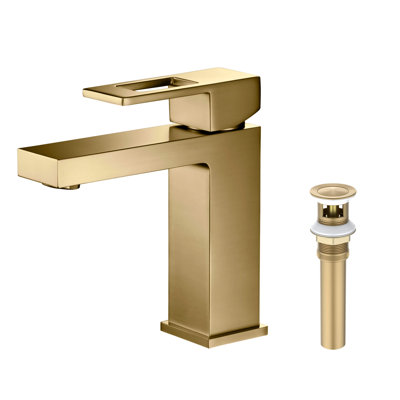 Cube Single-Hole Bathroom Faucet