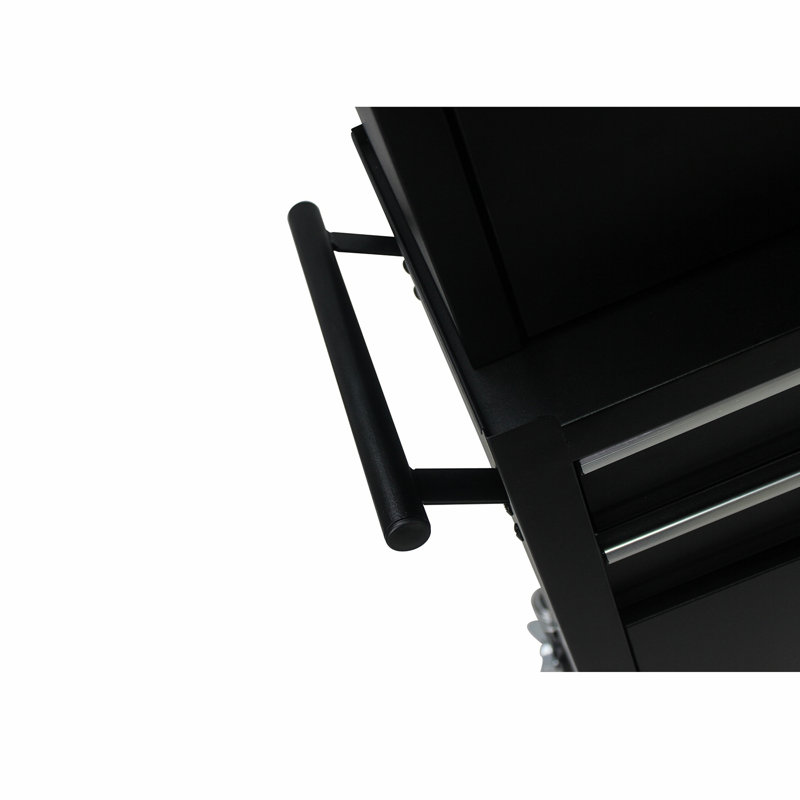 Armoire d'appoint en acier, Noir