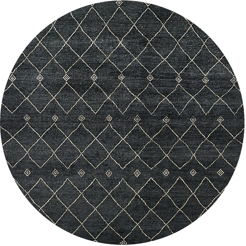 Bottorff Geometric Indoor Rug, Round 5'