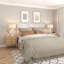60cm Metal Table Lamp with Linen Shade-1411819439