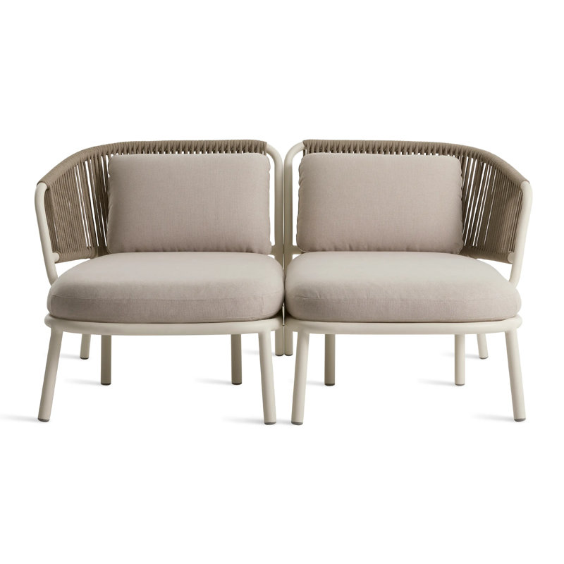 Mate Outdoor Chaise Lounge, Linen Sunbrella®