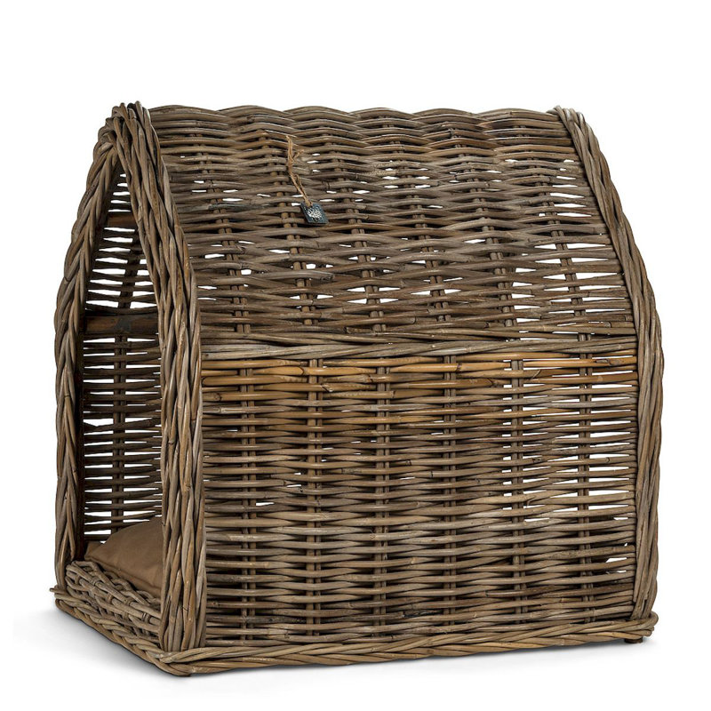 Orthopedic Wicker Pet Bed