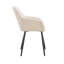Ensemble de 2 fauteuils de détente pour salle à manger de loisirs Modern Living avec pieds en métal, tissu TEDDY-250397237