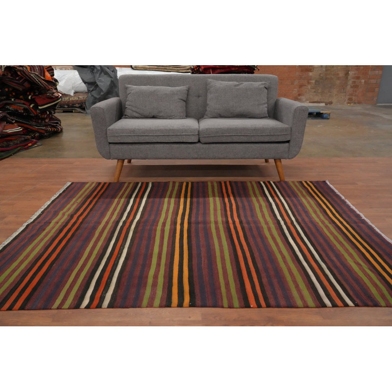 Tapis turc rayé Kilim 5 x 7