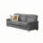 82" Modern Compressed Snowfleece Fabric 3-Seater Sofa-123053936
