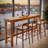 63" Solid Wood Bar Table,