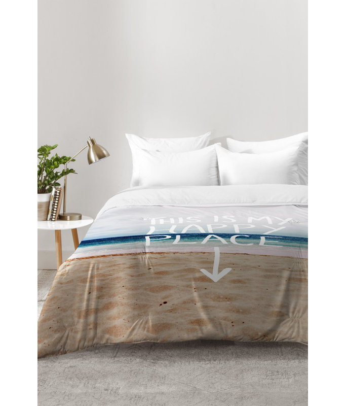 Leah Flores Coastal Polyester Comforter, Full/Queen Comforter + 2 Standard Shams