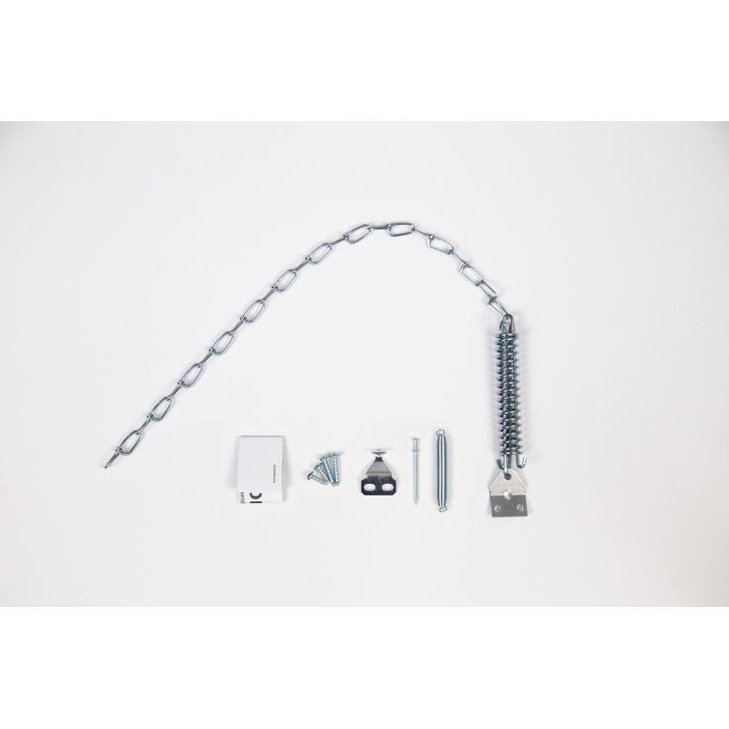 Storm Door Wind Chain, Silver