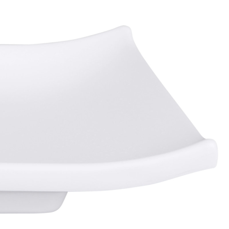 Elite Global Solutions Zen Melamine Platter, White