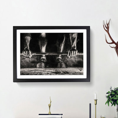 Body Building Weights - Framed Print