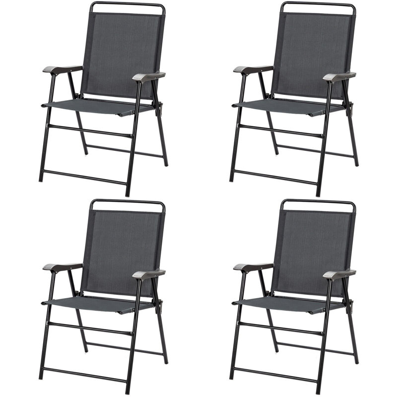 Foldable Outdoor Patio Dining Armchair