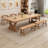 Burlywood Rectangular Solid Wood desk-380025629