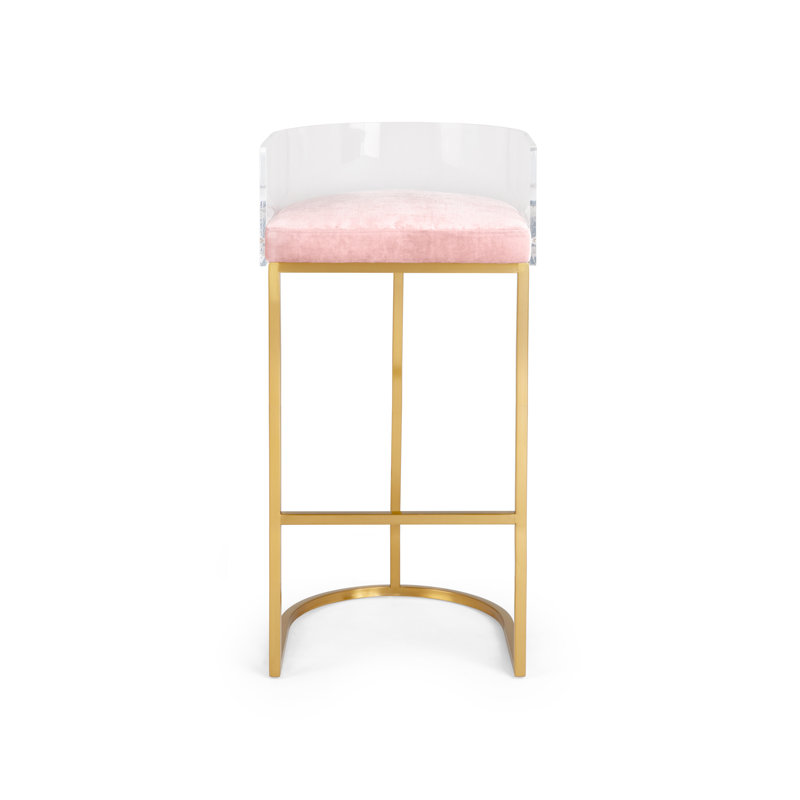 Tabouret Macey Venice, Rose, Tabouret de bar (siège d’une hauteur de 30 po)
