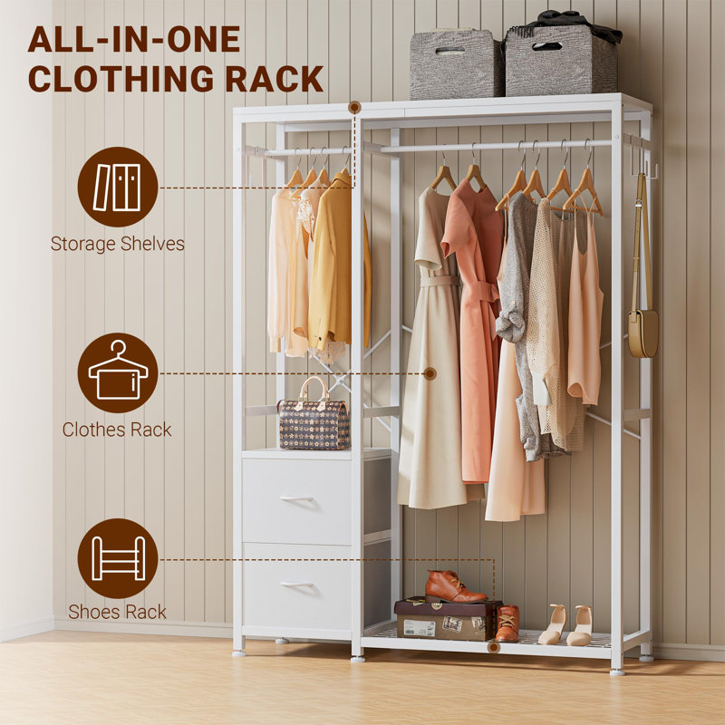Heavy Duty Cloth Rack Clothes Racks For Hanging Clothes HOKEEPER