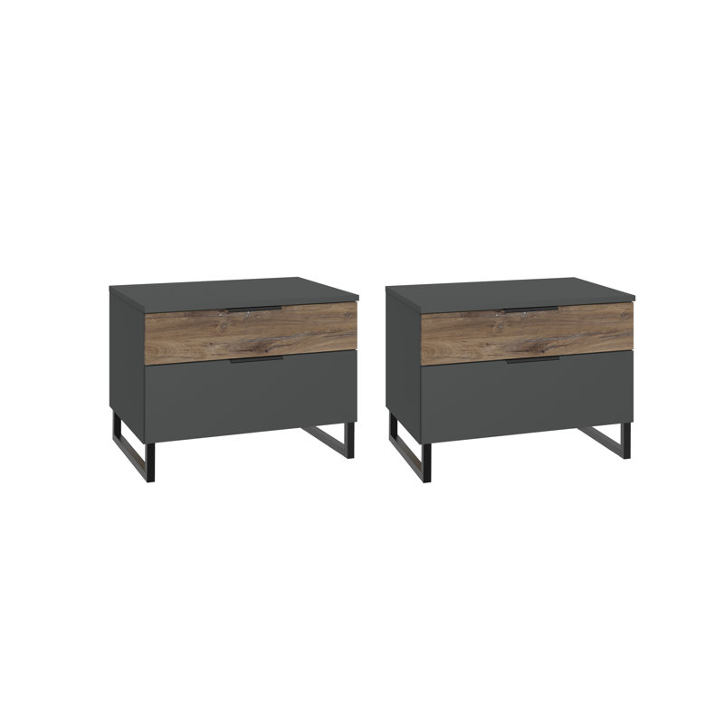 Aaliyah 58 cm W Bedside Table