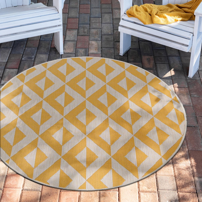 Svetlana Napa Indoor/Outdoor Rug, Round 6'7"