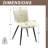 Modern faux leather side dining chair-1346871465