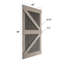 Porte de grange coulissante double K Series-85743902-85743908