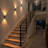 14" LED Flush Mounted Sconce, Integrated Modern LED Up Down Wall Light, 100-277V, Dimmable Indoor/Outdoor Wall Sconces, CRI 90+, 3000K Warm White-1118969490