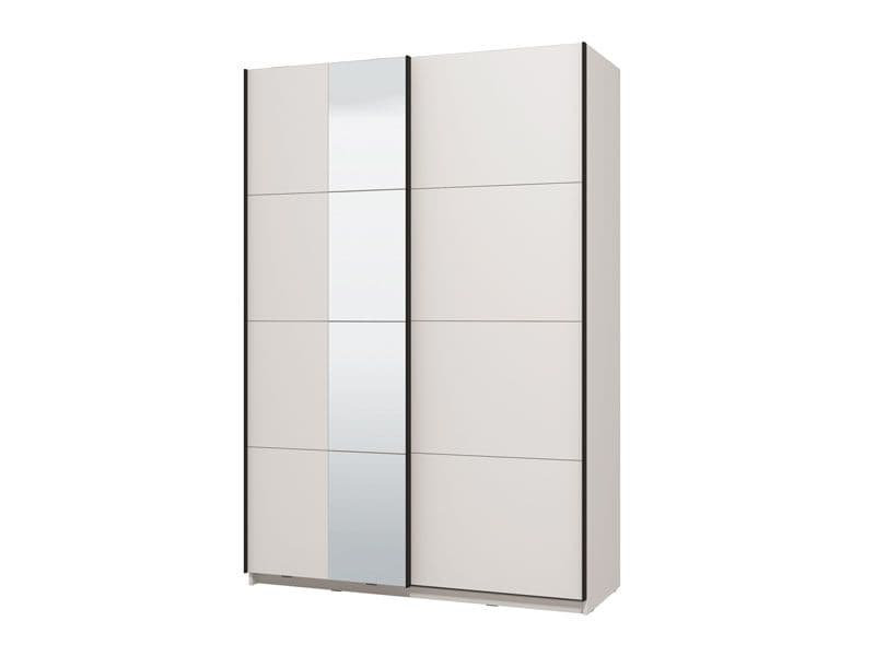 Cashlynn Manufactured Wood Wardrobe, White 