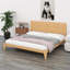 Lit plateforme en bois de bambou-1281247242