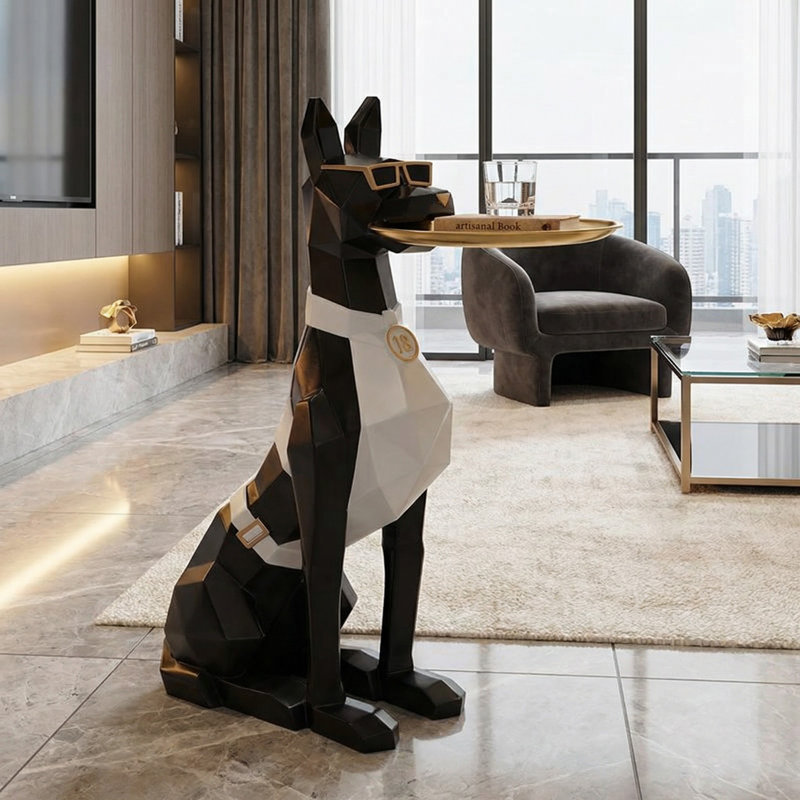 Regal Pup Butler avec plateau 