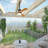 34" Plug-In Outdoor Wooden Ceiling  Fan With Light-F236