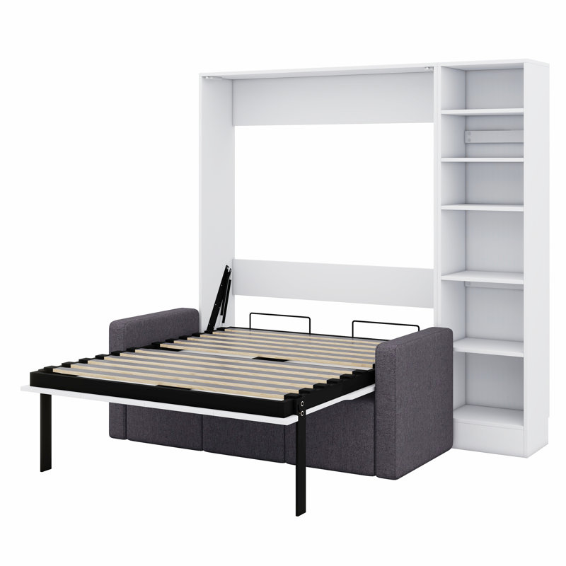 Murphy Bed Wall Bed With Sofa,With Shelves