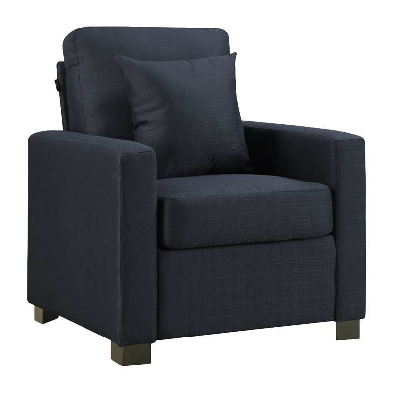 Fauteuil Earlene, Bleu marine