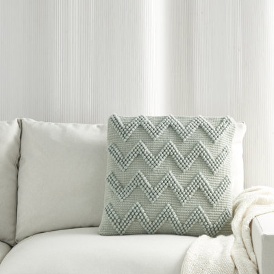 Pom-poms Throw Pillow
