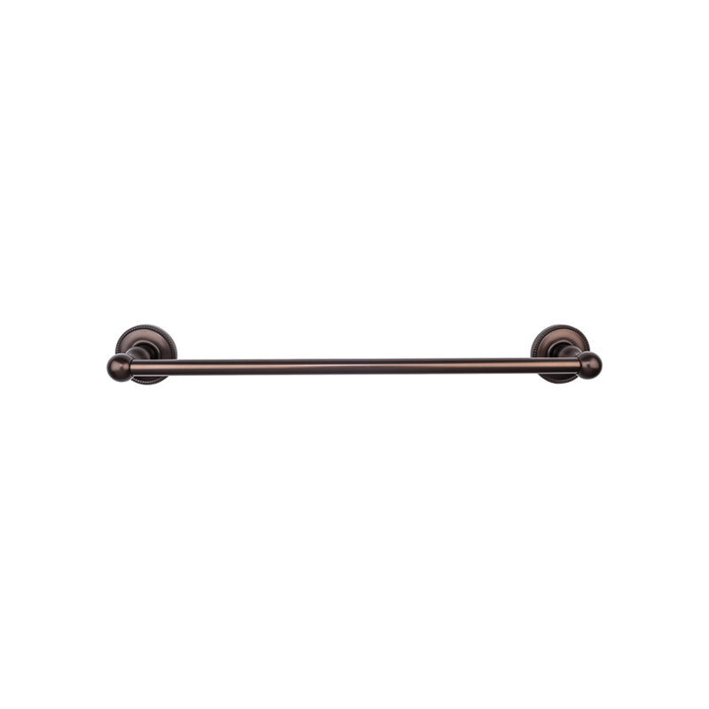 Edwardian Bath Single 26 1/2" Wall Mounted  Towel Bar, Oiled Rubbed Bronze